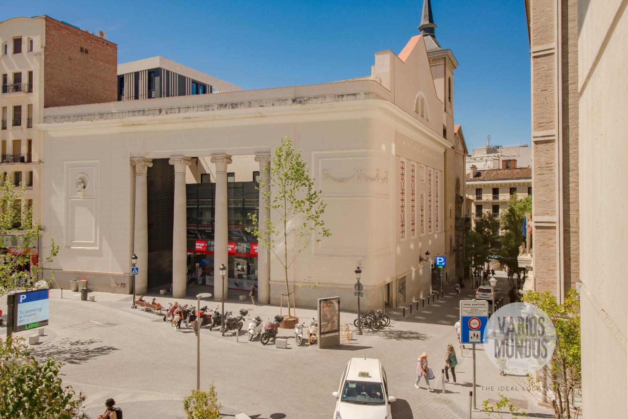 Bright Apt Para 4Pax En Gran Via-Plaza De Carmen E2 مدريد المظهر الخارجي الصورة